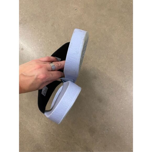 Adidas Adilette Slides Sandals Slip Ons 'Easy Blue' Women's Size 7 - Picture 2 of 7